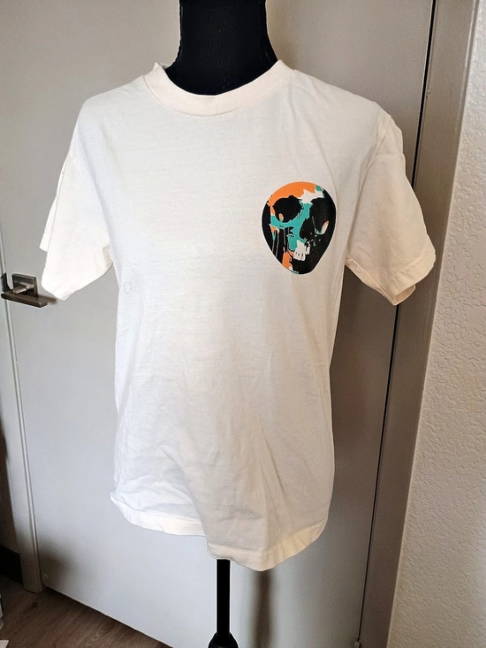 American Apparel Graphic Short Sleeve Tee White Small